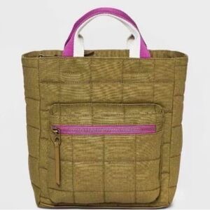 Universal Thread 10.75" Mini Square Paxton Backpack in Green & Purple NWT